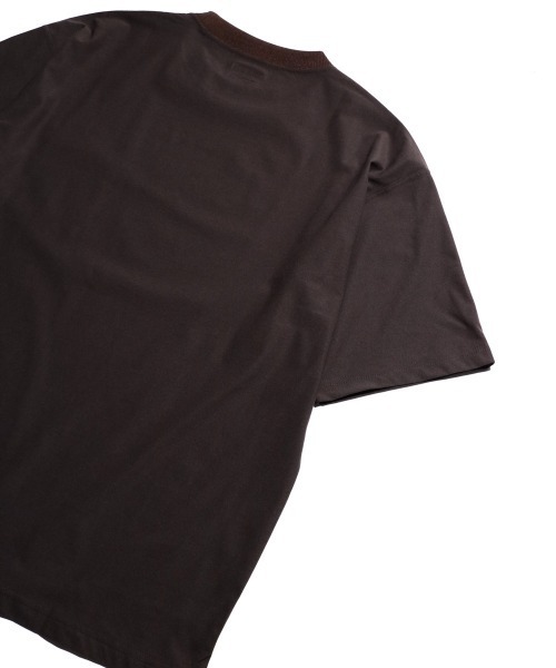 SUNNY  SPORTS（サニースポーツ）の「SUNNY SPORTS / POCKET TEE Primeflex ポケットTシャツ ベーシック オーバーサイズ プライムフレックス（Tシャツ/カットソー・メンズ・ホワイト/ブラウン/ブラック・LARGE/X-LARGE/XX-LARGE/X-SMALL/MEDIUM）」の9枚目の写真