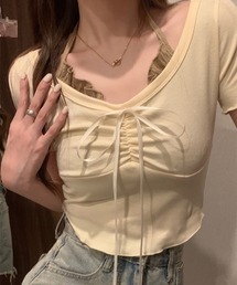 【LAMPOON】フェイクレイヤードトップス