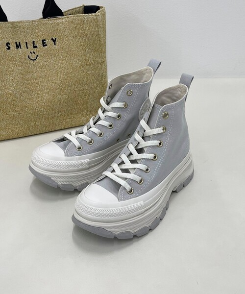 CONVERSE（コンバース）の「【CONVERSE/コンバース】オールスタートレックウェーブNC HI（スニーカー・レディース・ライトグレー・24.5/23.5）」の2枚目の写真