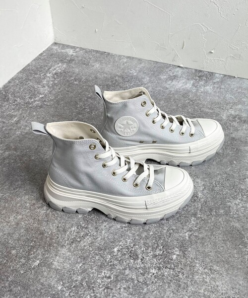 CONVERSE（コンバース）の「【CONVERSE/コンバース】オールスタートレックウェーブNC HI（スニーカー・レディース・ライトグレー・24.5/23.5）」の3枚目の写真