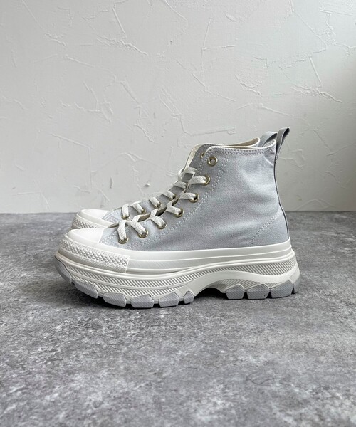 CONVERSE（コンバース）の「【CONVERSE/コンバース】オールスタートレックウェーブNC HI（スニーカー・レディース・ライトグレー・24.5/23.5）」の5枚目の写真
