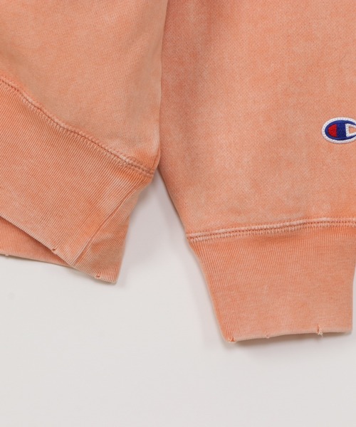 Champion（チャンピオン）の「【Champion/チャンピオン】レディース クルーネックスウェットシャツ（スウェット・レディース・ダークグリーン/ブルー/ブラック系その他/オレンジ系1・LARGE/MEDIUM）」の16枚目の写真