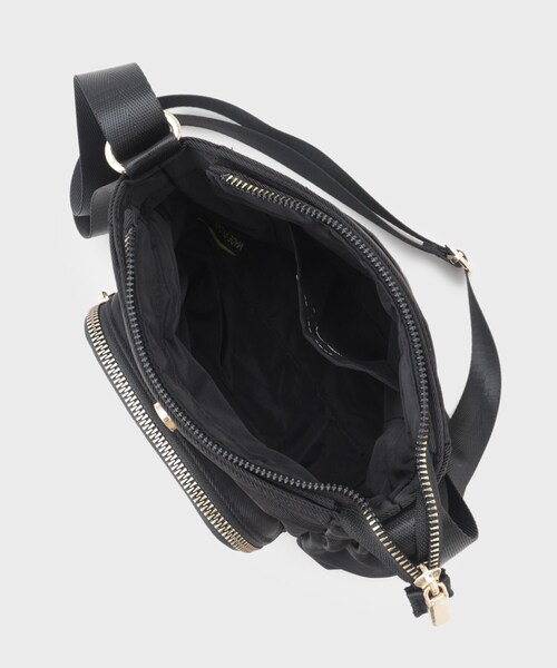 OPAQUE.CLIP（オペークドットクリップ）の「◆【撥水加工／マルチポケット】フロントポケットデザインミニショルダーバッグ（ショルダーバッグ・レディース・ベージュ/ブラック/グレー・00）」の5枚目の写真