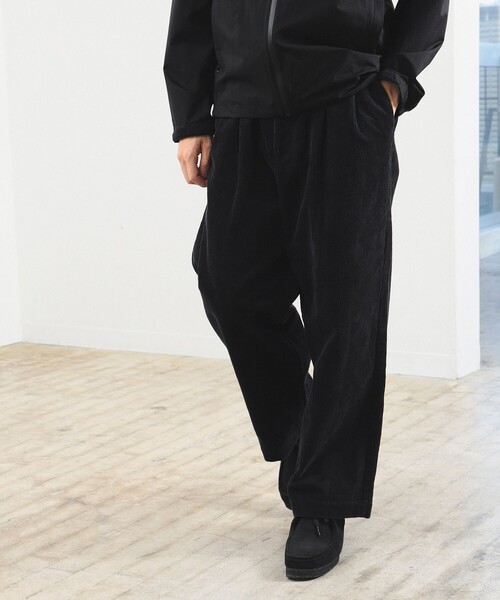 B:MING by BEAMS（ビーミングバイビームス）の「8ウェル コーデュロイ ワイド パンツ（その他パンツ・メンズ・ブラック/ライトブラウン・M/L/XL/S）」の4枚目の写真