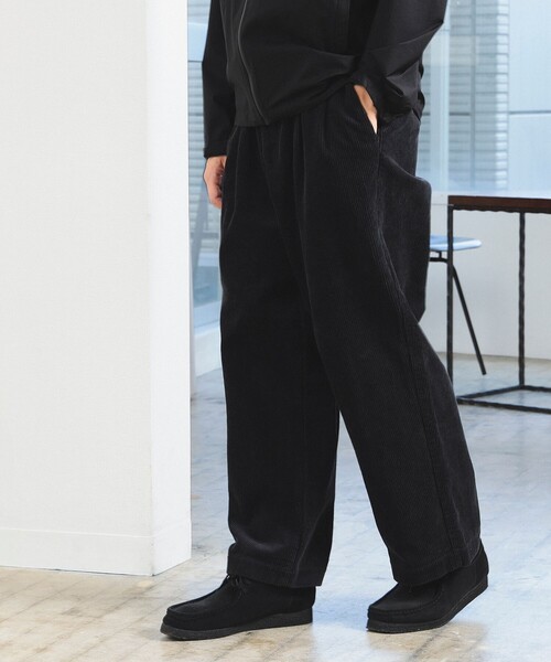 B:MING by BEAMS（ビーミングバイビームス）の「8ウェル コーデュロイ ワイド パンツ（その他パンツ・メンズ・ブラック/ライトブラウン・M/L/XL/S）」の5枚目の写真