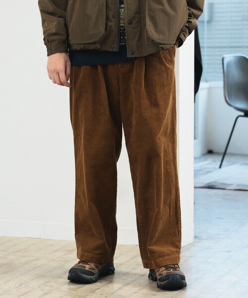B:MING by BEAMS（ビーミングバイビームス）の「8ウェル コーデュロイ ワイド パンツ（その他パンツ・メンズ・ブラック/ライトブラウン・M/L/XL/S）」の21枚目の写真