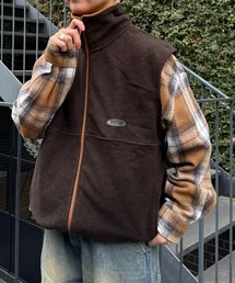 DISCUS | 【DISCUS別注】フリースフルジップスタンドカラーベスト(ベスト)
