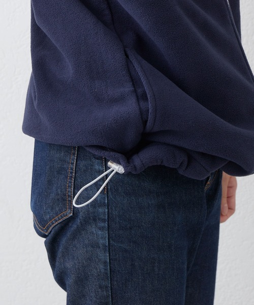 DISCUS（ディスカス）の「【DISCUS別注】フリースフルジップスタンドカラーベスト（ベスト・メンズ・ライトグレー/ネイビー/ブラウン・LARGE/MEDIUM）」の5枚目の写真