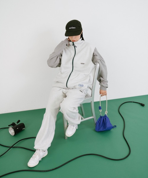 DISCUS（ディスカス）の「【DISCUS別注】フリースフルジップスタンドカラーベスト（ベスト・メンズ・ライトグレー/ネイビー/ブラウン・LARGE/MEDIUM）」の13枚目の写真