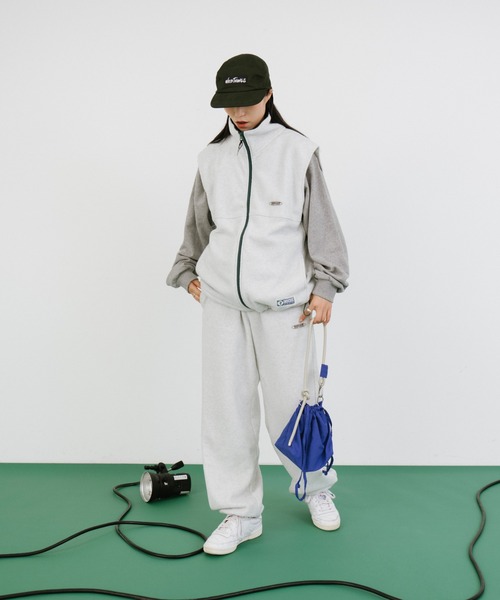 DISCUS（ディスカス）の「【DISCUS別注】フリースフルジップスタンドカラーベスト（ベスト・メンズ・ライトグレー/ネイビー/ブラウン・LARGE/MEDIUM）」の15枚目の写真