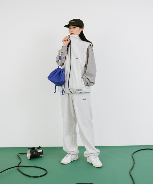 DISCUS（ディスカス）の「【DISCUS別注】フリースフルジップスタンドカラーベスト（ベスト・メンズ・ライトグレー/ネイビー/ブラウン・LARGE/MEDIUM）」の17枚目の写真