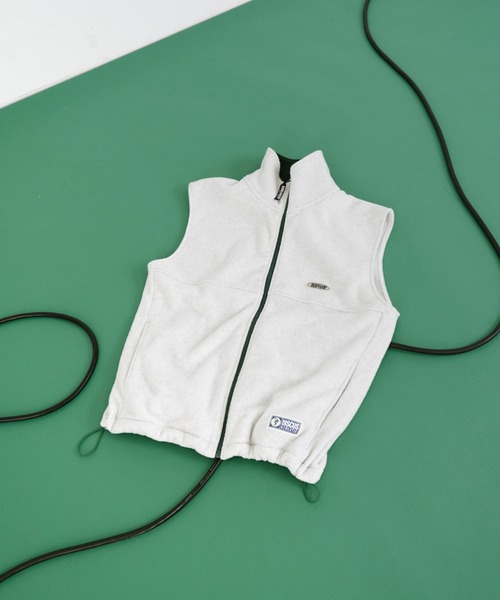 DISCUS（ディスカス）の「【DISCUS別注】フリースフルジップスタンドカラーベスト（ベスト・メンズ・ライトグレー/ネイビー/ブラウン・LARGE/MEDIUM）」の20枚目の写真
