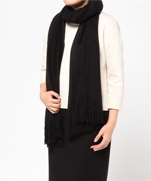 Ray BEAMS（レイビームス）の「Ray BEAMS / 無地 カラー ストール（ストール/ショール・レディース・オフホワイト/グレー/ブラック/ベージュ・ONE SIZE）」の9枚目の写真