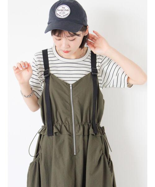 ehka sopo(エヘカソポ)の「リブクルーネックカットソー(Tシャツ/カットソー・レディース・サックスブルー/オフホワイト/キナリ/ブラック・F)」の21枚目の写真