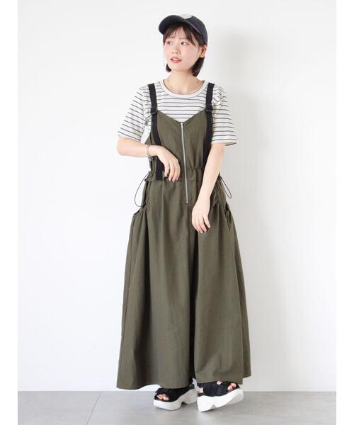 ehka sopo(エヘカソポ)の「リブクルーネックカットソー(Tシャツ/カットソー・レディース・サックスブルー/オフホワイト/キナリ/ブラック・F)」の18枚目の写真