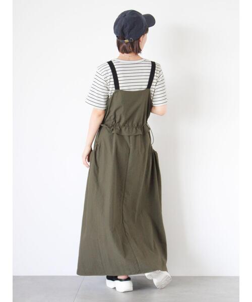 ehka sopo(エヘカソポ)の「リブクルーネックカットソー(Tシャツ/カットソー・レディース・サックスブルー/オフホワイト/キナリ/ブラック・F)」の16枚目の写真