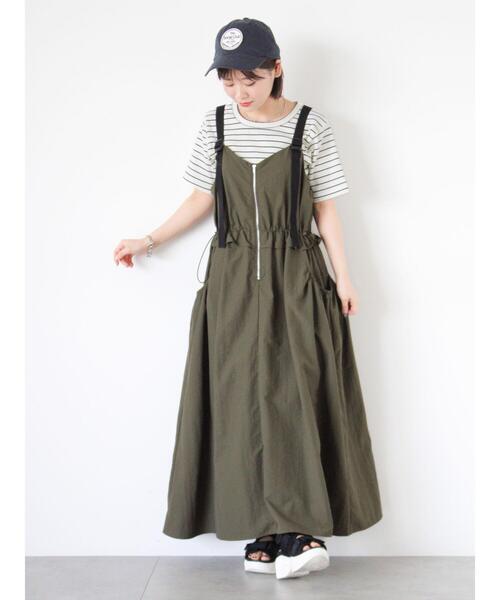 ehka sopo(エヘカソポ)の「リブクルーネックカットソー(Tシャツ/カットソー・レディース・サックスブルー/オフホワイト/キナリ/ブラック・F)」の15枚目の写真