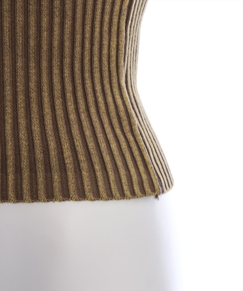 clear（クリア）の「ピグメント加工星ワッペン付キリブニットトップス［ウィッシュコア 大人 カジュアル］≪再入荷≫（ニット/セーター・レディース・ブルー/ブラウン/グレー・F）」の16枚目の写真