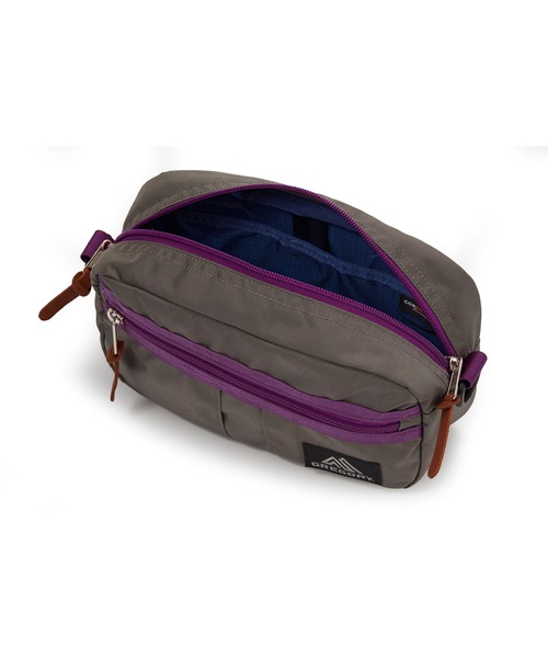 GREGORY(グレゴリー)の「ポッシブルポケット POSSIBLE POCKET グレー/パープル(ショルダーバッグ・メンズ・グレー系その他・ONE SIZE)」の4枚目の写真