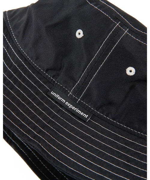 uniform experiment（ユニフォームエクスペリメント）の「MOLESKIN BUCKET HAT（ハット・メンズ・オフホワイト/ブラック・FREE）」の6枚目の写真