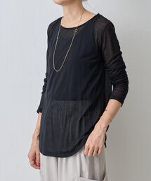 BEARDSLEY（ビアズリー）の「シアー天竺カットソー（Tシャツ/カットソー）」