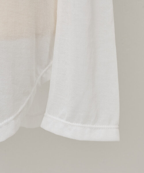 BEARDSLEY（ビアズリー）の「シアー天竺カットソー（Tシャツ/カットソー・レディース・ホワイト/ブラック・FREE）」の18枚目の写真