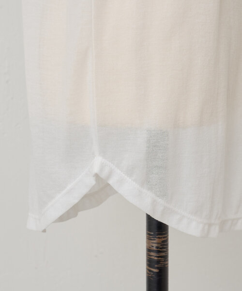 BEARDSLEY（ビアズリー）の「シアー天竺カットソー（Tシャツ/カットソー・レディース・ホワイト/ブラック・FREE）」の19枚目の写真