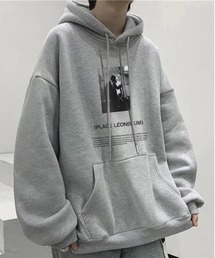 レオン・ブルム オーバーサイズ プルオーバーパーカー