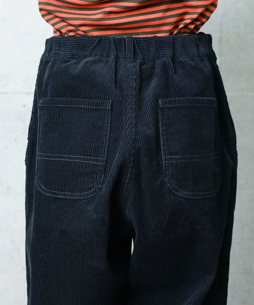 PAR ICI(パーリッシィ)の「8Wコーデュロイ ワークパンツ(セットアップ対応)(その他パンツ・レディース・ダークブラウン/ネイビー・FREE)」の7枚目の写真
