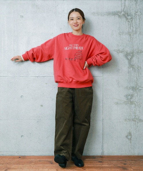 PAR ICI(パーリッシィ)の「8Wコーデュロイ ワークパンツ(セットアップ対応)(その他パンツ・レディース・ダークブラウン/ネイビー・FREE)」の17枚目の写真