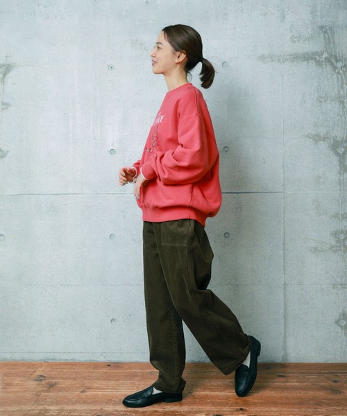 PAR ICI(パーリッシィ)の「8Wコーデュロイ ワークパンツ(セットアップ対応)(その他パンツ・レディース・ダークブラウン/ネイビー・FREE)」の18枚目の写真