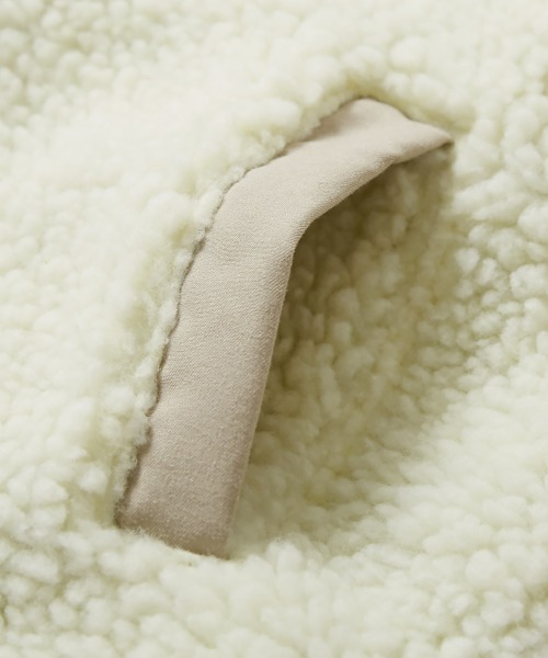 devirock（デビロック）の「洗える キルティングボア ノーカラー リバーシブルロングコート（ノーカラーコート・キッズ・チャコール/ベージュ/ライトカーキ・100cm/110cm/120cm/130cm/140cm/150cm/160cm）」の8枚目の写真