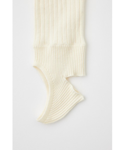 SLY(スライ)の「SHEER DOCKING SOCKS シアー ドッキング ソックス(ソックス/靴下・レディース・グレー/アイボリー・FREE)」の7枚目の写真