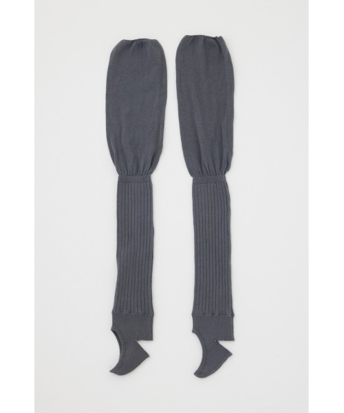 SLY(スライ)の「SHEER DOCKING SOCKS シアー ドッキング ソックス(ソックス/靴下・レディース・グレー/アイボリー・FREE)」の9枚目の写真