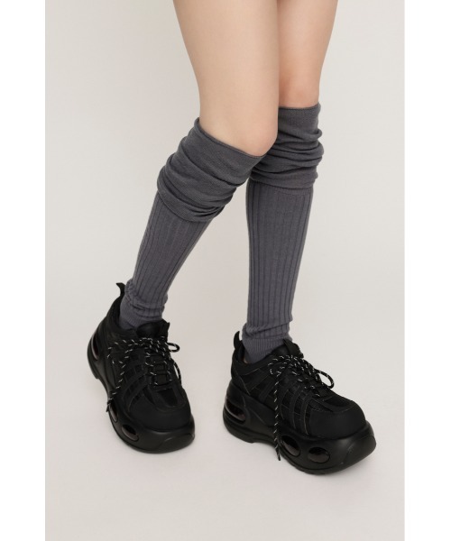 SLY(スライ)の「SHEER DOCKING SOCKS シアー ドッキング ソックス(ソックス/靴下・レディース・グレー/アイボリー・FREE)」の15枚目の写真