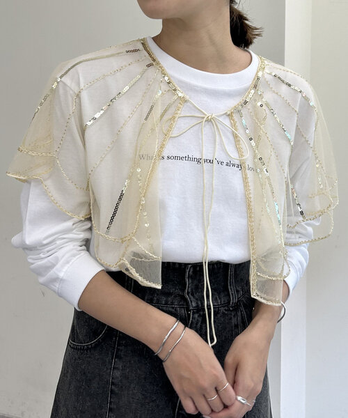 シーナリー　ビジューショール SHENERY（シーナリー）の「ビジューショール（マフラー）」 - WEAR