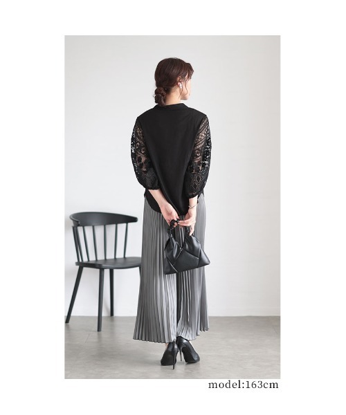 Sawa a la mode（サワアラモード）の「カットワークレースブラウス（シャツ/ブラウス・レディース・ホワイト/ブラック・FREE）」の17枚目の写真