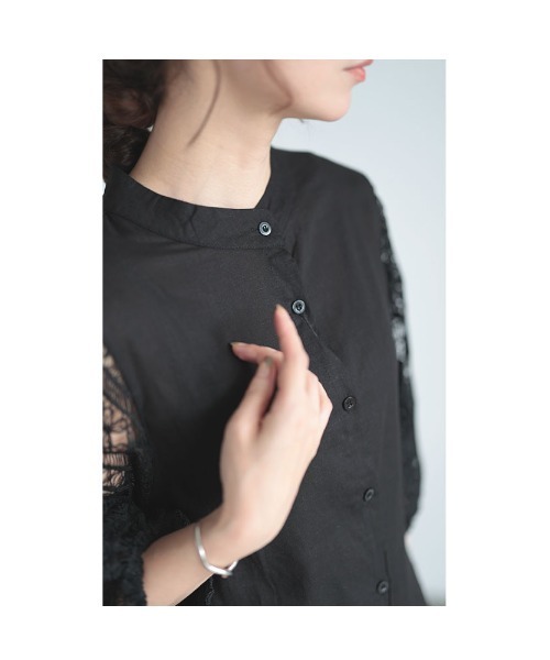 Sawa a la mode（サワアラモード）の「カットワークレースブラウス（シャツ/ブラウス・レディース・ホワイト/ブラック・FREE）」の16枚目の写真