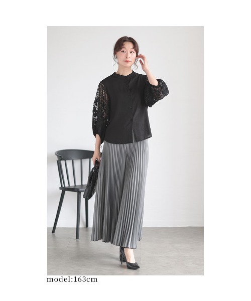 Sawa a la mode（サワアラモード）の「カットワークレースブラウス（シャツ/ブラウス・レディース・ホワイト/ブラック・FREE）」の13枚目の写真