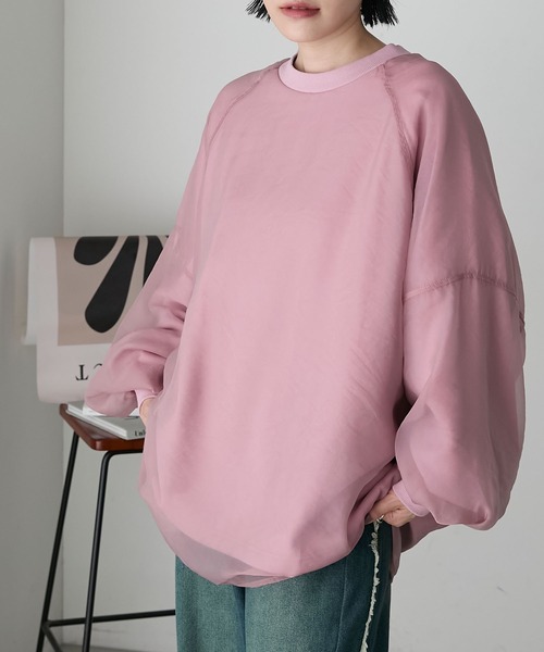 forksy.】シアードッキングオーバーサイズスウェットプル