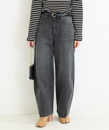 ウォッシャブル / DU JOUR/デュ ジュール BARREL BAGGY JEAN