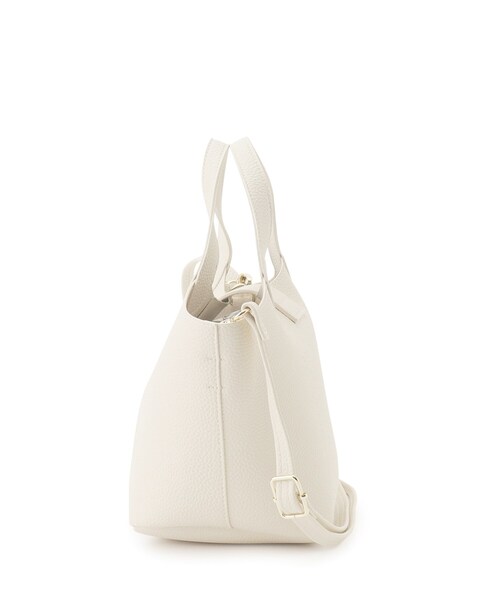 OPAQUE.CLIP（オペークドットクリップ）の「◆【2WAY】フロントひねりデザイントートバッグ（トートバッグ・レディース・ブラック/アイボリー/ピンク系その他・00）」の6枚目の写真