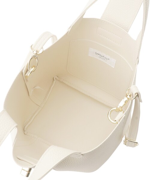 OPAQUE.CLIP（オペークドットクリップ）の「◆【2WAY】フロントひねりデザイントートバッグ（トートバッグ・レディース・ブラック/アイボリー/ピンク系その他・00）」の9枚目の写真