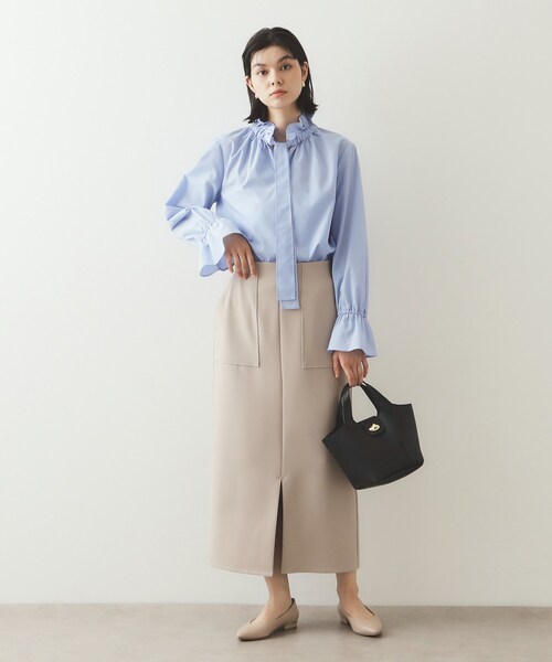 OPAQUE.CLIP（オペークドットクリップ）の「◆【2WAY】フロントひねりデザイントートバッグ（トートバッグ・レディース・ブラック/アイボリー/ピンク系その他・00）」の14枚目の写真