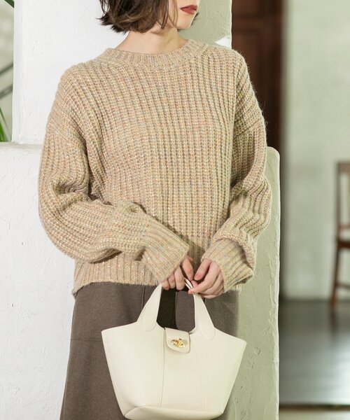 OPAQUE.CLIP（オペークドットクリップ）の「◆【2WAY】フロントひねりデザイントートバッグ（トートバッグ・レディース・ブラック/アイボリー/ピンク系その他・00）」の22枚目の写真