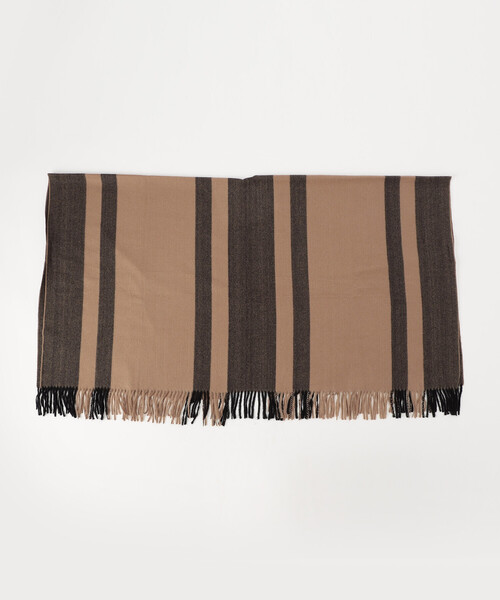 MONO COMME CA(モノコムサ)の「ポンチョストール(ストール/ショール・レディース・グレー/ベージュ・FREE)」の5枚目の写真