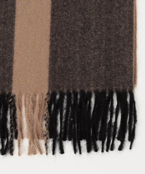 MONO COMME CA(モノコムサ)の「ポンチョストール(ストール/ショール・レディース・グレー/ベージュ・FREE)」の8枚目の写真