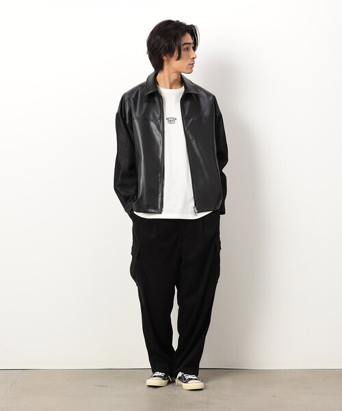 【セール】カットコールワイドカーゴパンツ（カーゴパンツ）｜Purple&Yellow（パープルアンドイエロー）