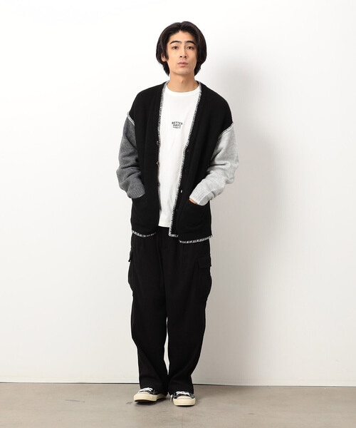 【セール】カットコールワイドカーゴパンツ（カーゴパンツ）｜Purple&Yellow（パープルアンドイエロー）