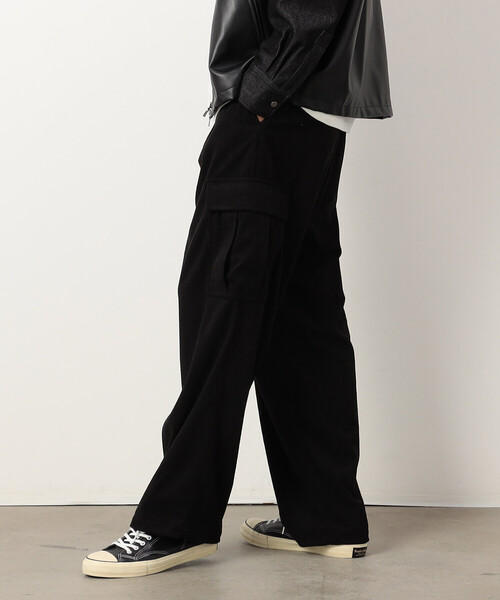 【セール】カットコールワイドカーゴパンツ（カーゴパンツ）｜Purple&Yellow（パープルアンドイエロー）